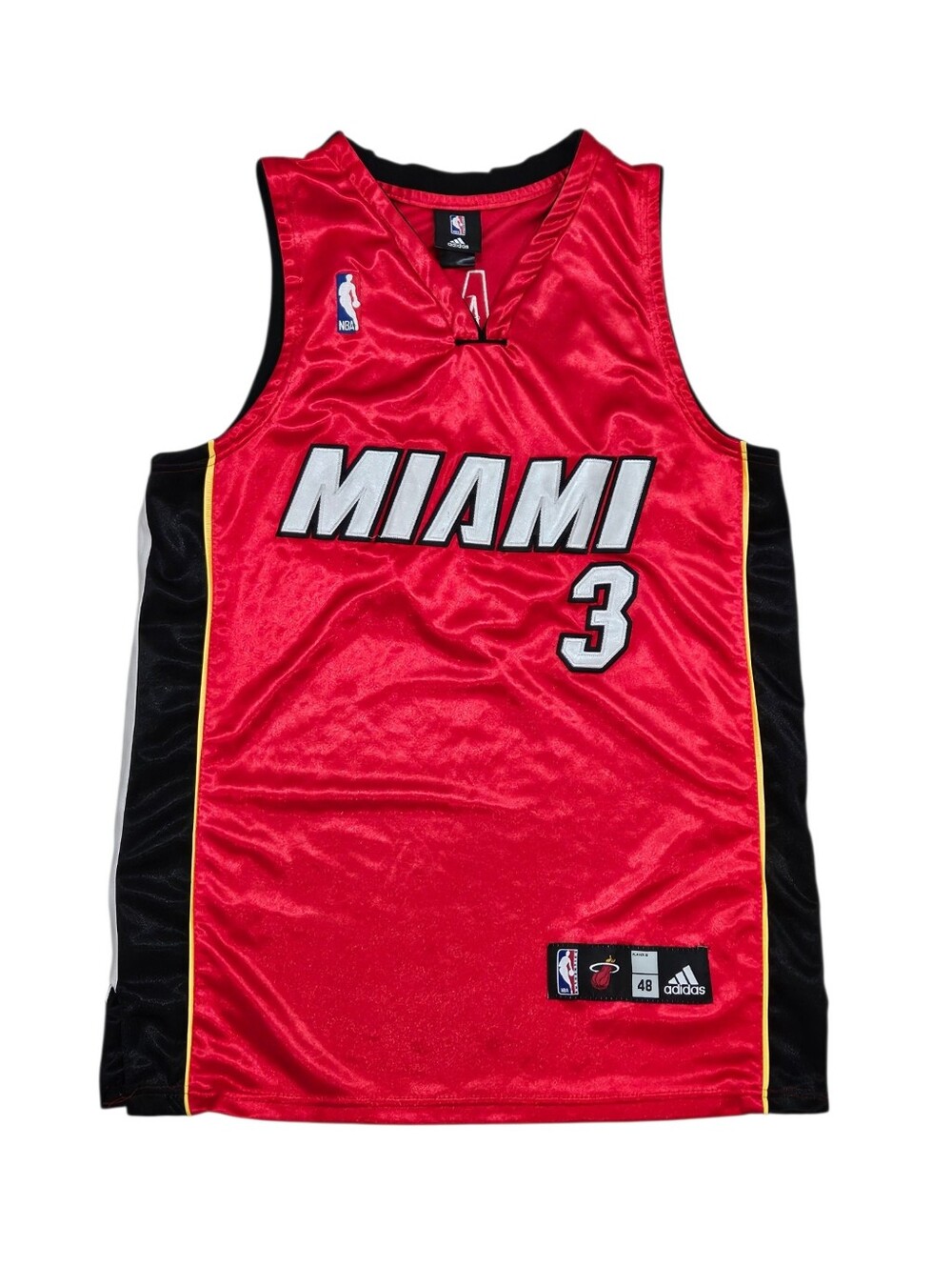 Dwyane Wade Miami Heat Adidas Swingman Jersey Size 48